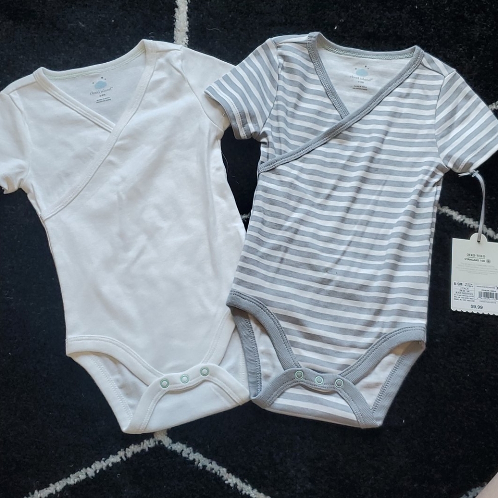 BNWT 6-9 month onesies